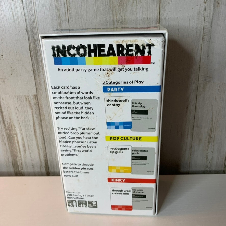 Incohearent Adult Party Card Game What Do You Meme?