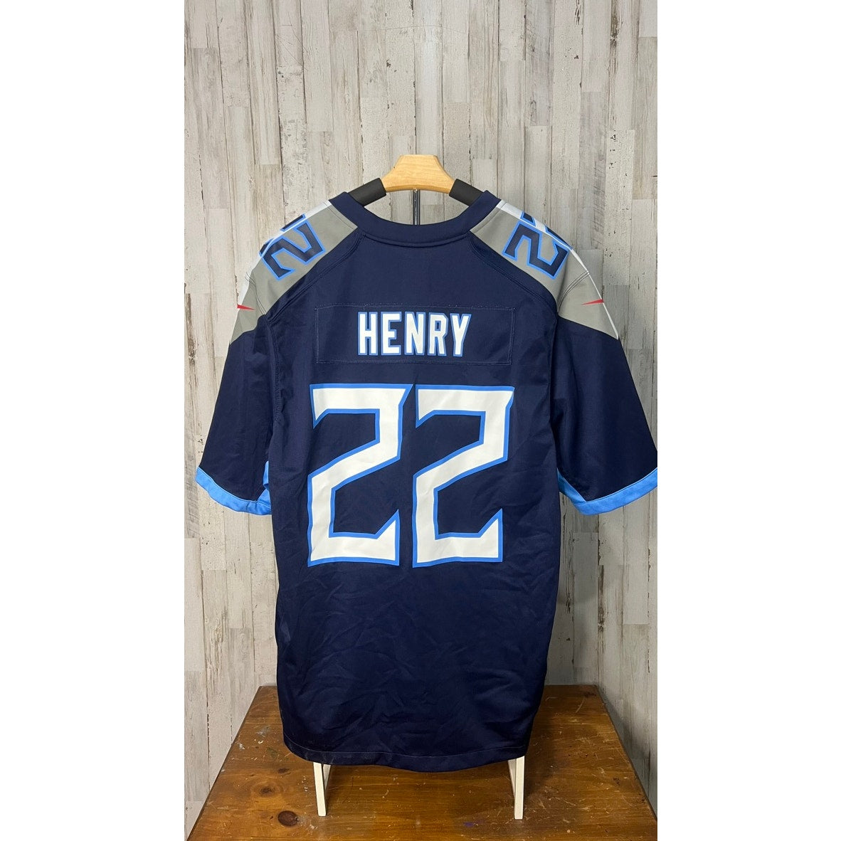 Nike NFL Tennessee Titans Derrick Henry #22 Men's XL Navy Blue Jersey