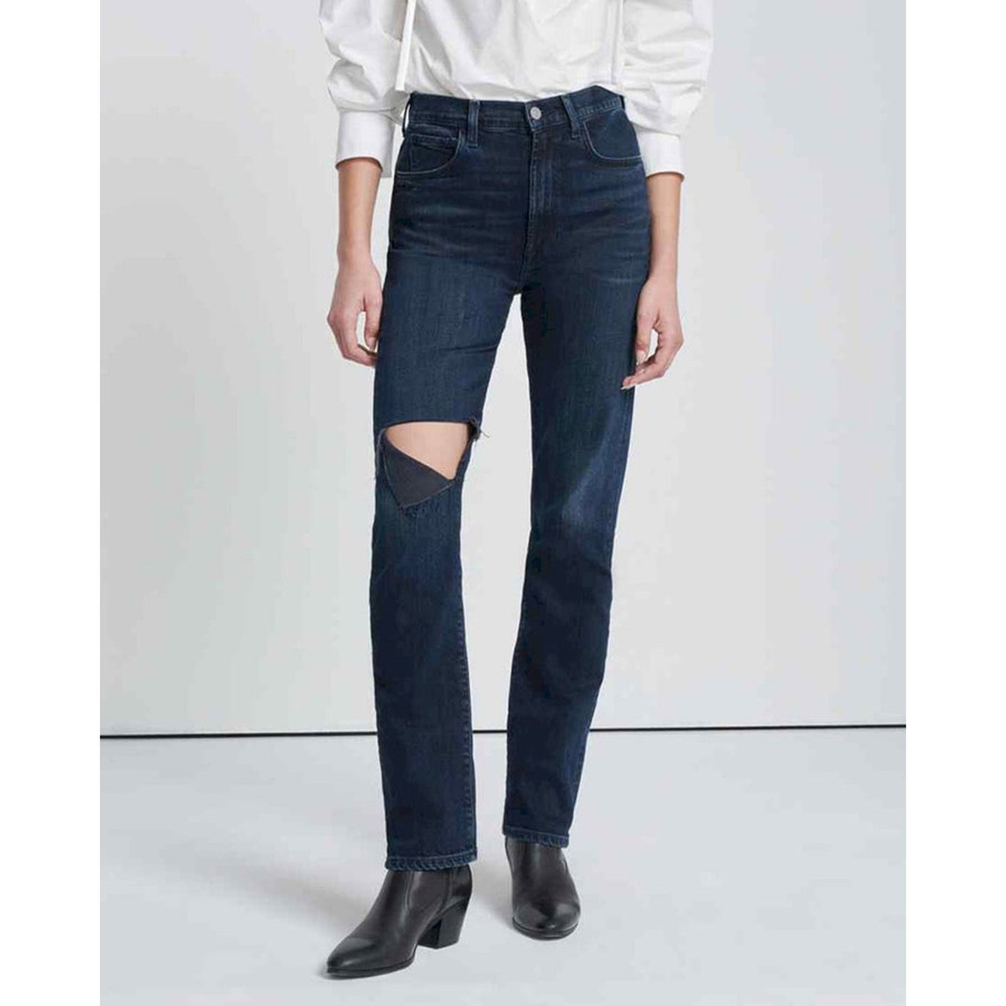 NWT 7 For All Mankind Women's Size 29 Easy Slim in Sunbeam Jeans