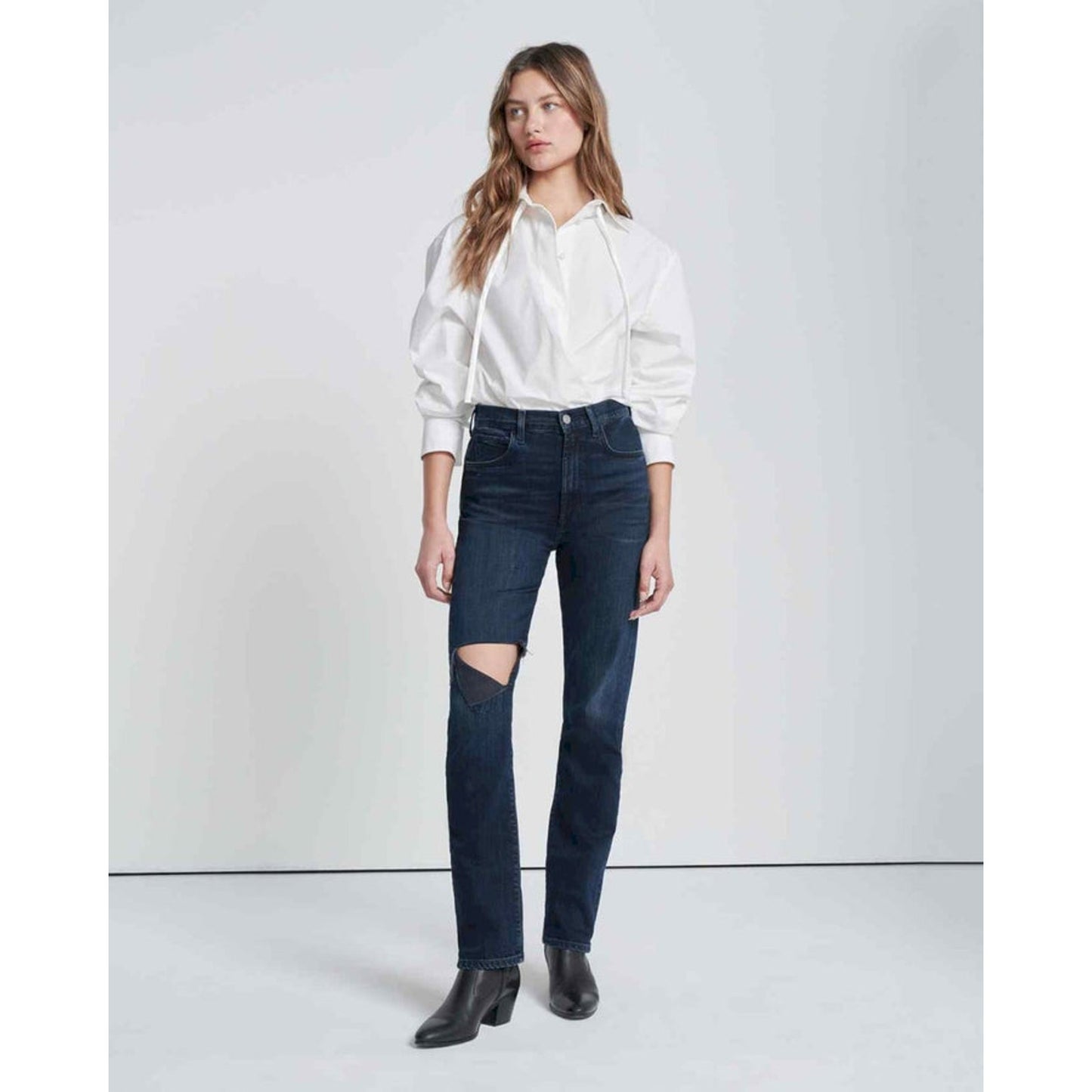 NWT 7 For All Mankind Women's Size 29 Easy Slim in Sunbeam Jeans