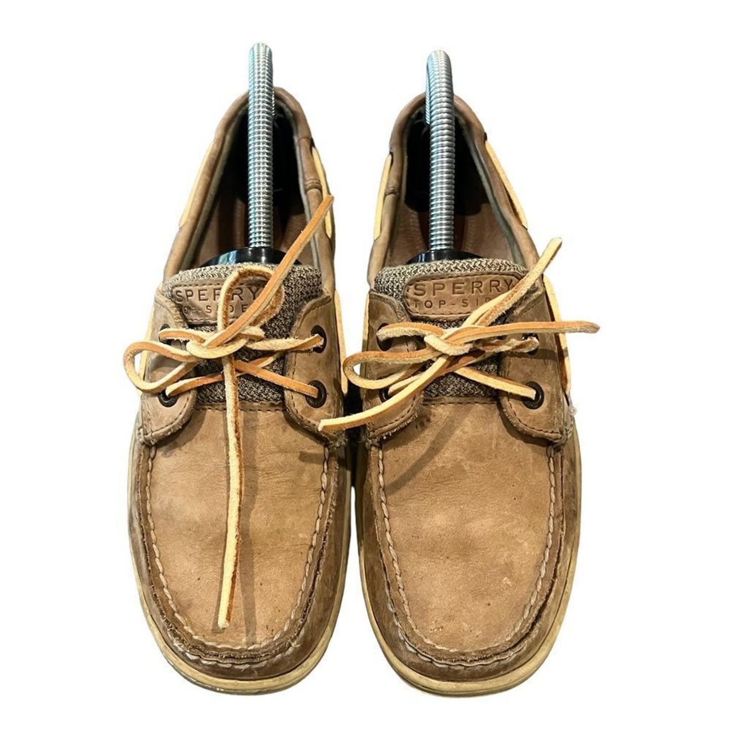Sperry Top-Sider Bluefish 2-Eye Women's Size 8.5 Boat Shoes Brown Lace-Up Casual