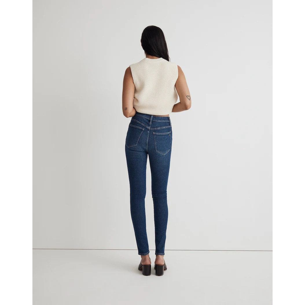 Madewell Women's Size 25 9" High Rise Dark Wash Skinny Jeans