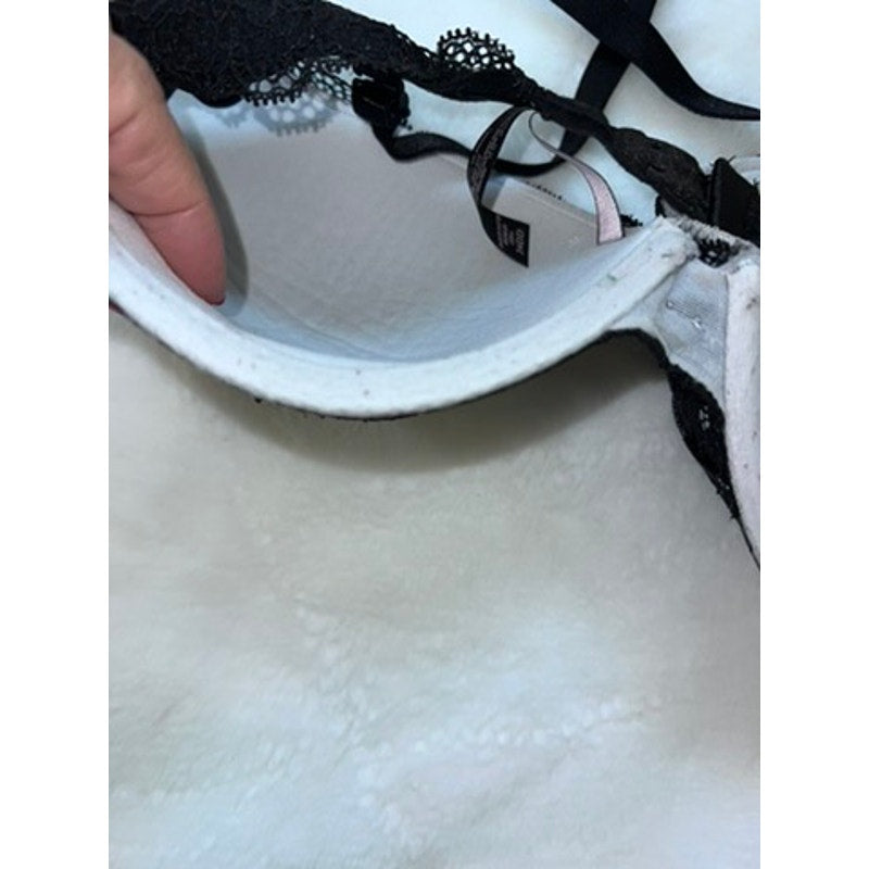 Victoria's Secret Sexy Little Things Lace Push Up Bra 34DD Black