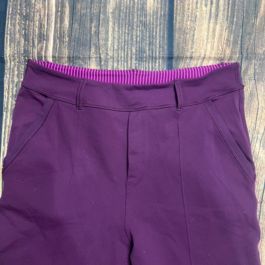 Lululemon Women's Size 6 Purple Tapered Stretchy HR Trousers Jogger Pants