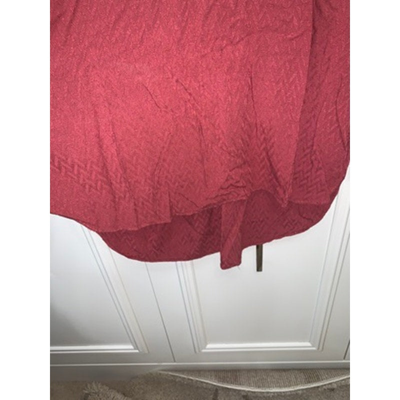 Ariat Women's Long Sleeve Blouse Red Size Large Round Neck