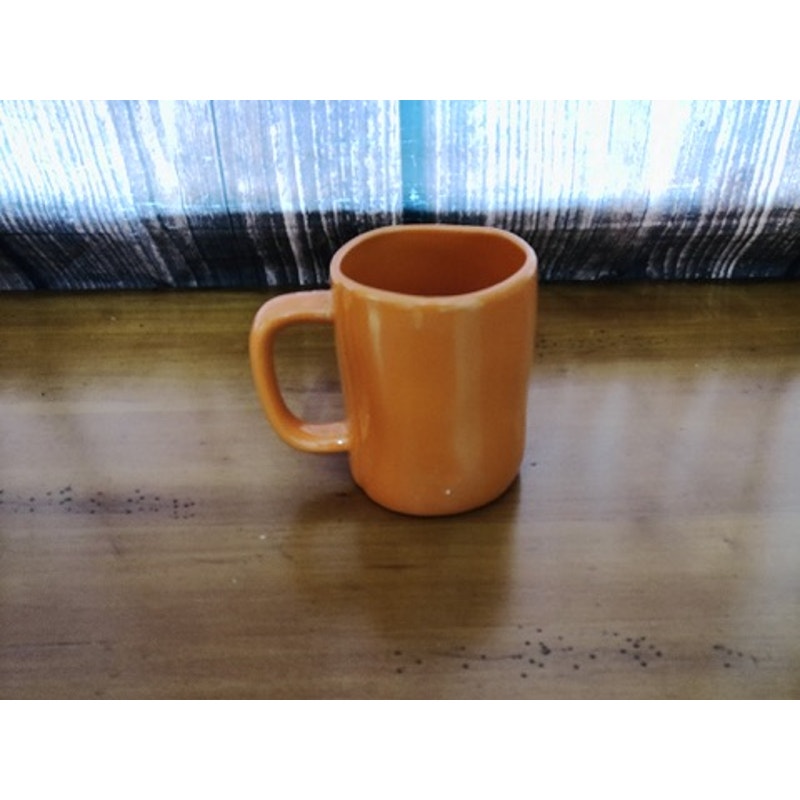 Rae Dunn HAPPY HALLOWEEN Orange Coffee Tea Mug Artisan Collection