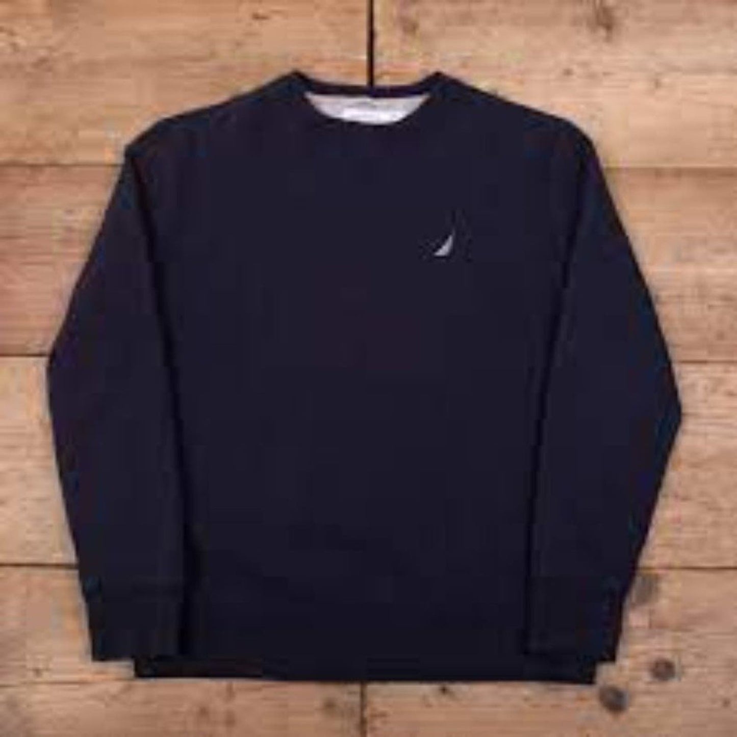 Nautica Navy Blue Crewneck Sweater - Men's Size Medium