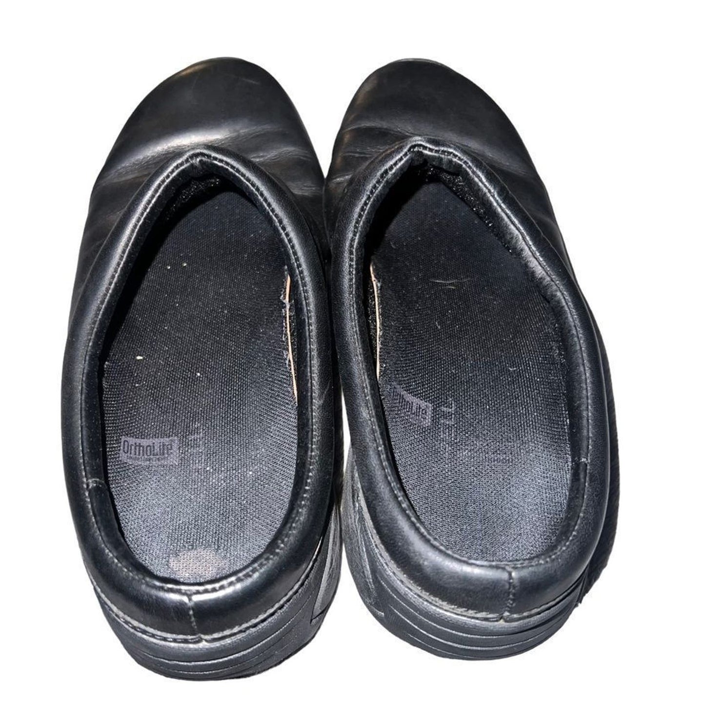 Merrell Encore Clog Size 8 Slip On Smooth Black Leather Slide Comfy Athletic