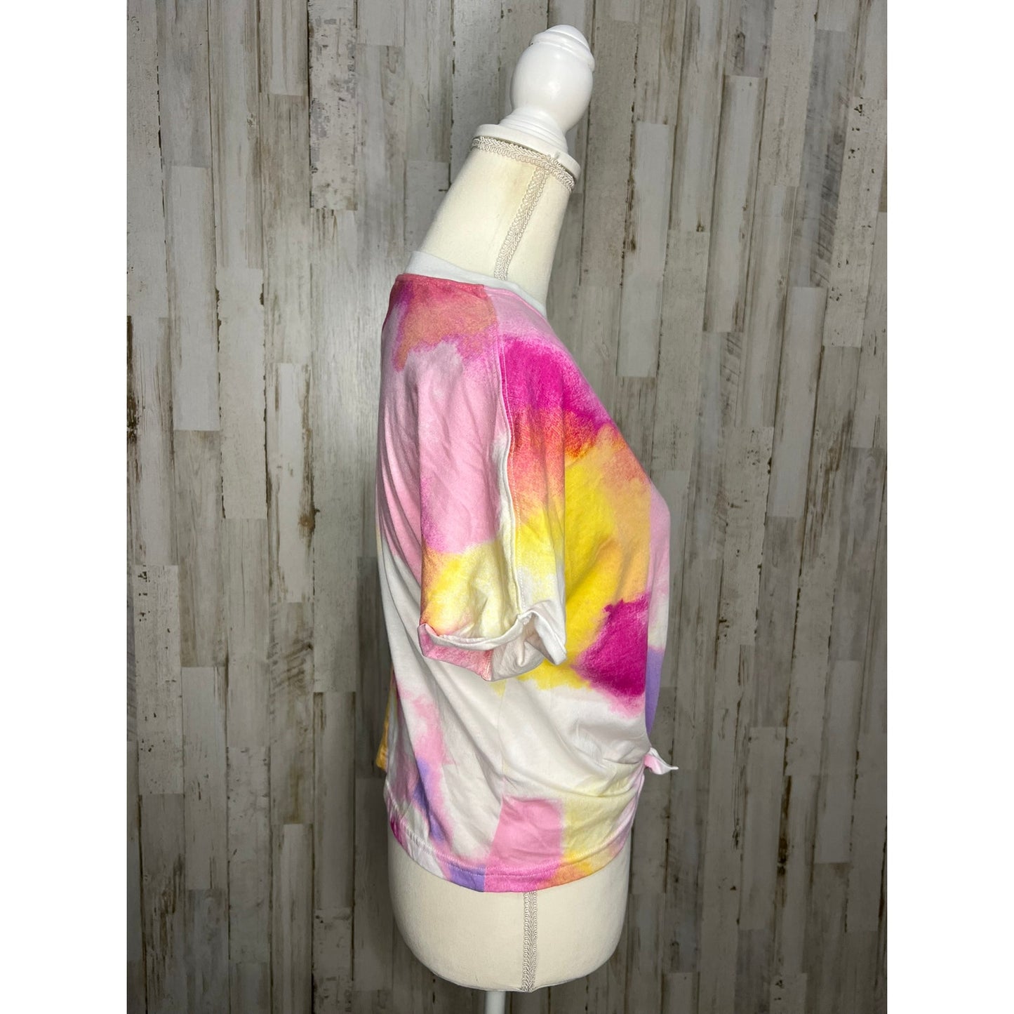 Champion Women's Tie-Dye T-Shirt Multicolor Size Small Casual Crew Neck