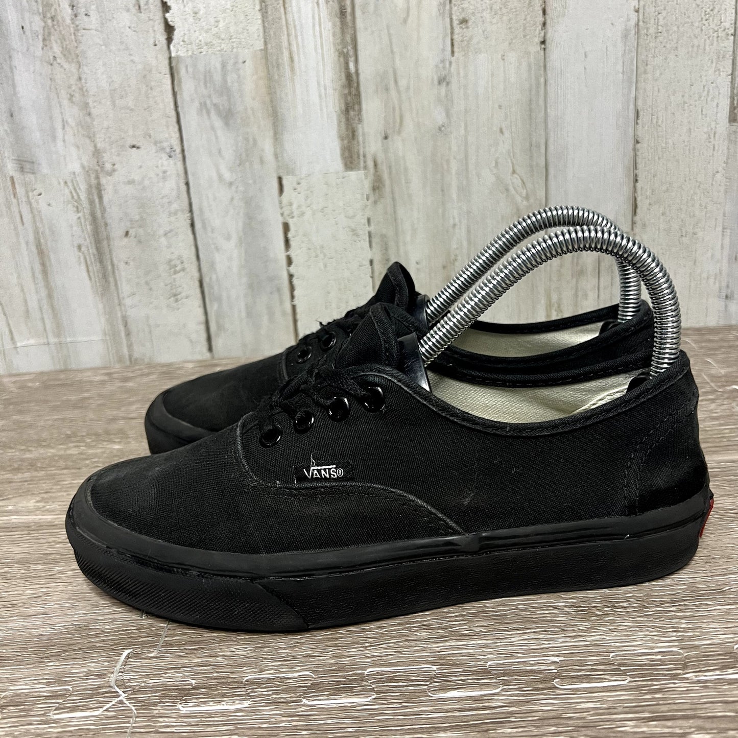 Vans Authentic Black Canvas Skate Shoes Unisex Men's 5.5/Women's 7 Casual