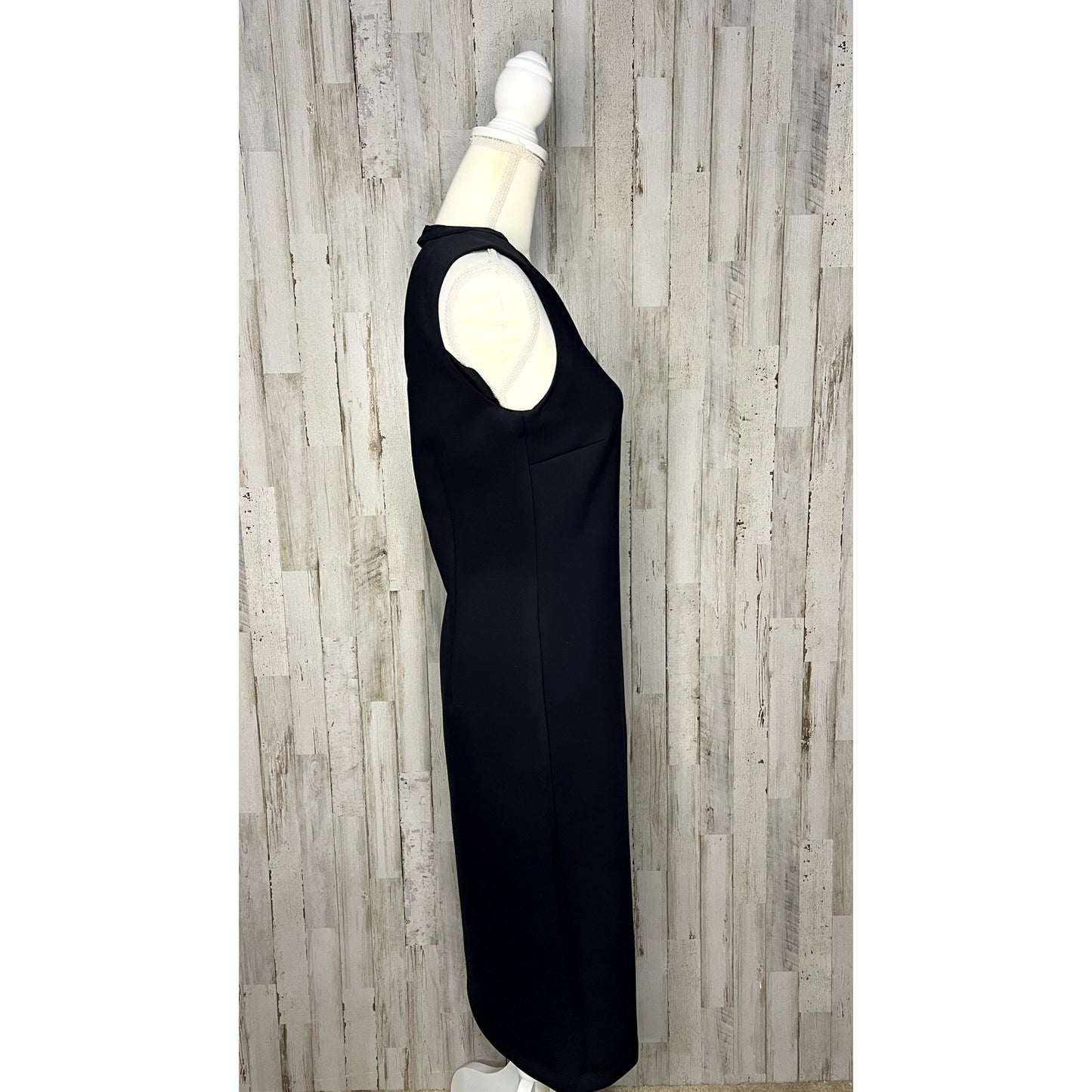 NWT J.McLaughlin Women's Barry Dress Black Sheath Knee Length Size Small