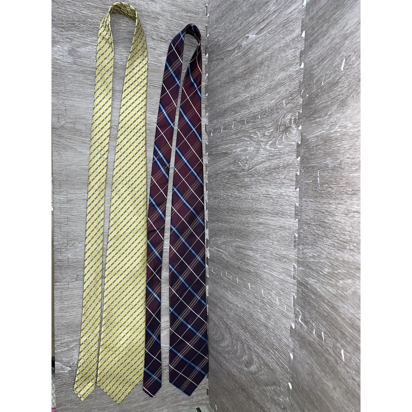 Nautica Men's Silk Tie Set 3pc Geometric Multicolor Classic Length